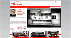 Desktop Screenshot of moebel-kaesmacher.de